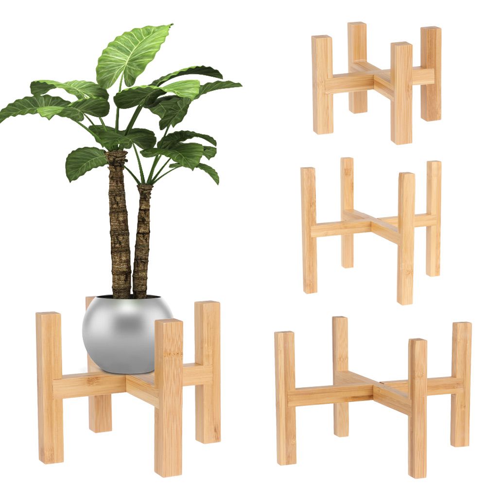 Bonsai Garden Stand - Bonsai pajangan berdiri bambu nampan berdiri