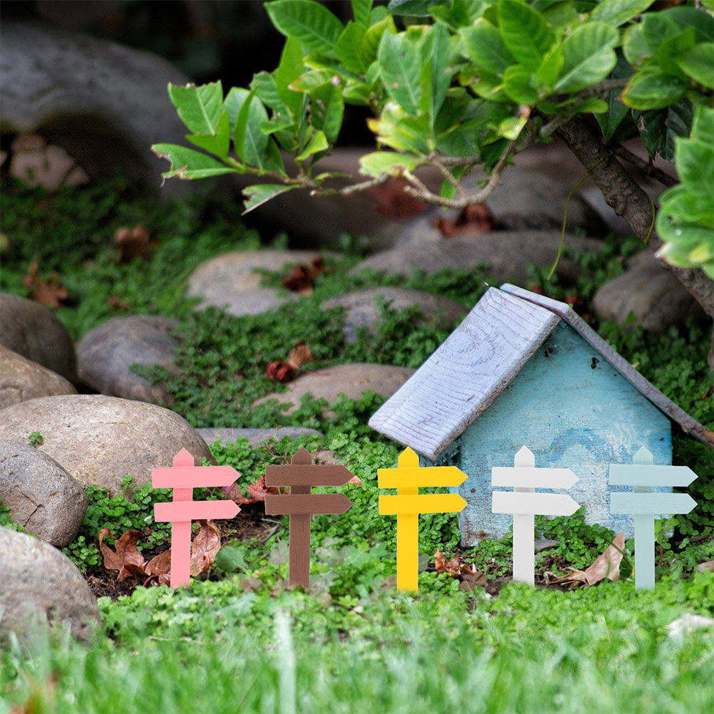 20 Buah Tiang Tanda Mini Kayu  - Bonsai Garden Set Up ulasan dan harga