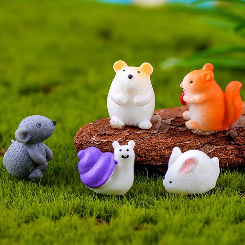 Miniatur Hewan Kecil Aksesori  - First Bonsai Garden ulasan dan harga