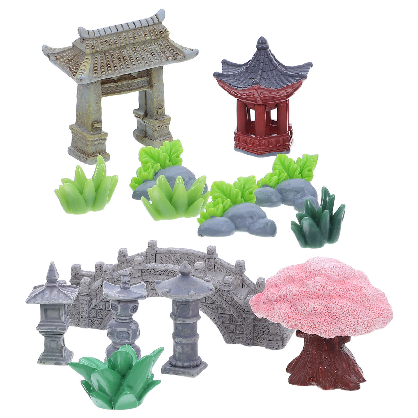 1Set Dekorasi Lanskap Miniatur - Bonsai Garden Desk ulasan dan harga