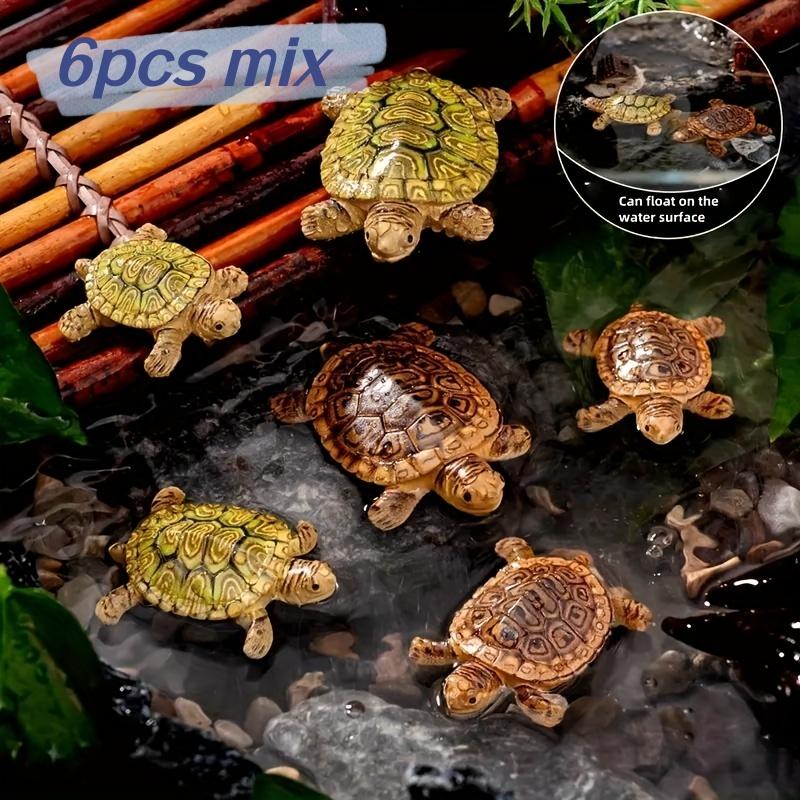 6 Patung Kura-Kura Mini untuk  - Bonsai Garden With Pond ulasan dan harga