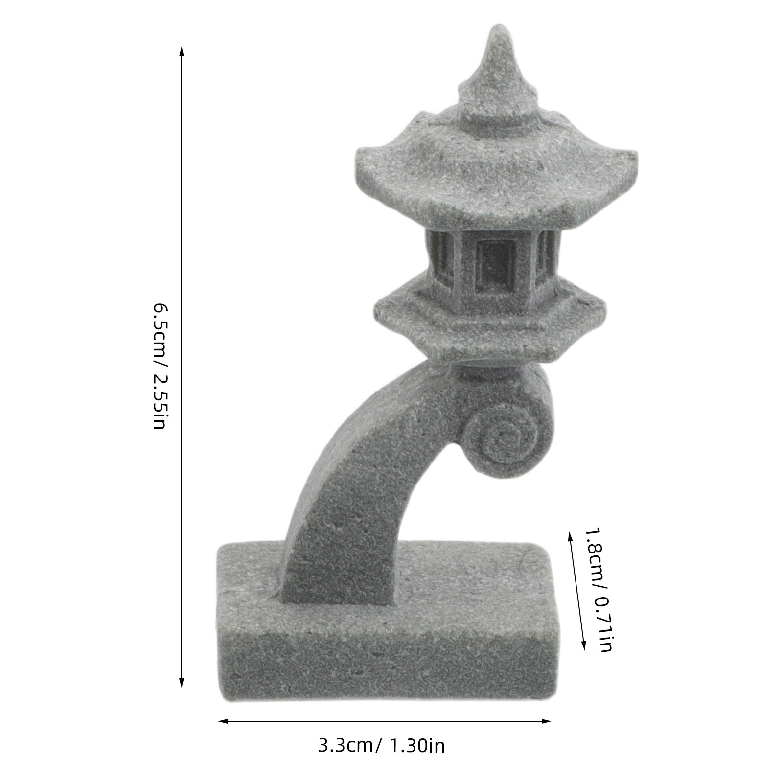 6Pcs Set Patung Lentera Menara - Bonsai Zen Garden Set ulasan dan harga