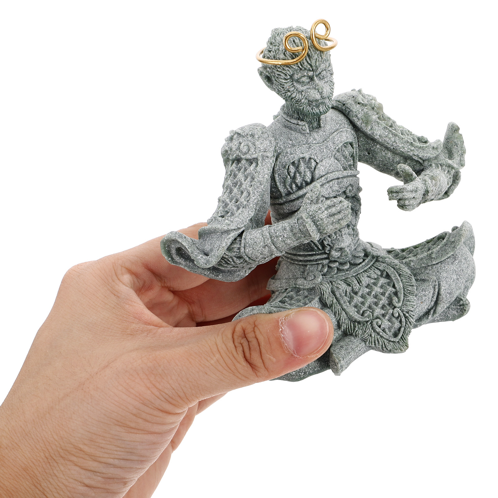Patung Wukong dari Batu Pasir  - Bonsai Garden Desk ulasan dan harga