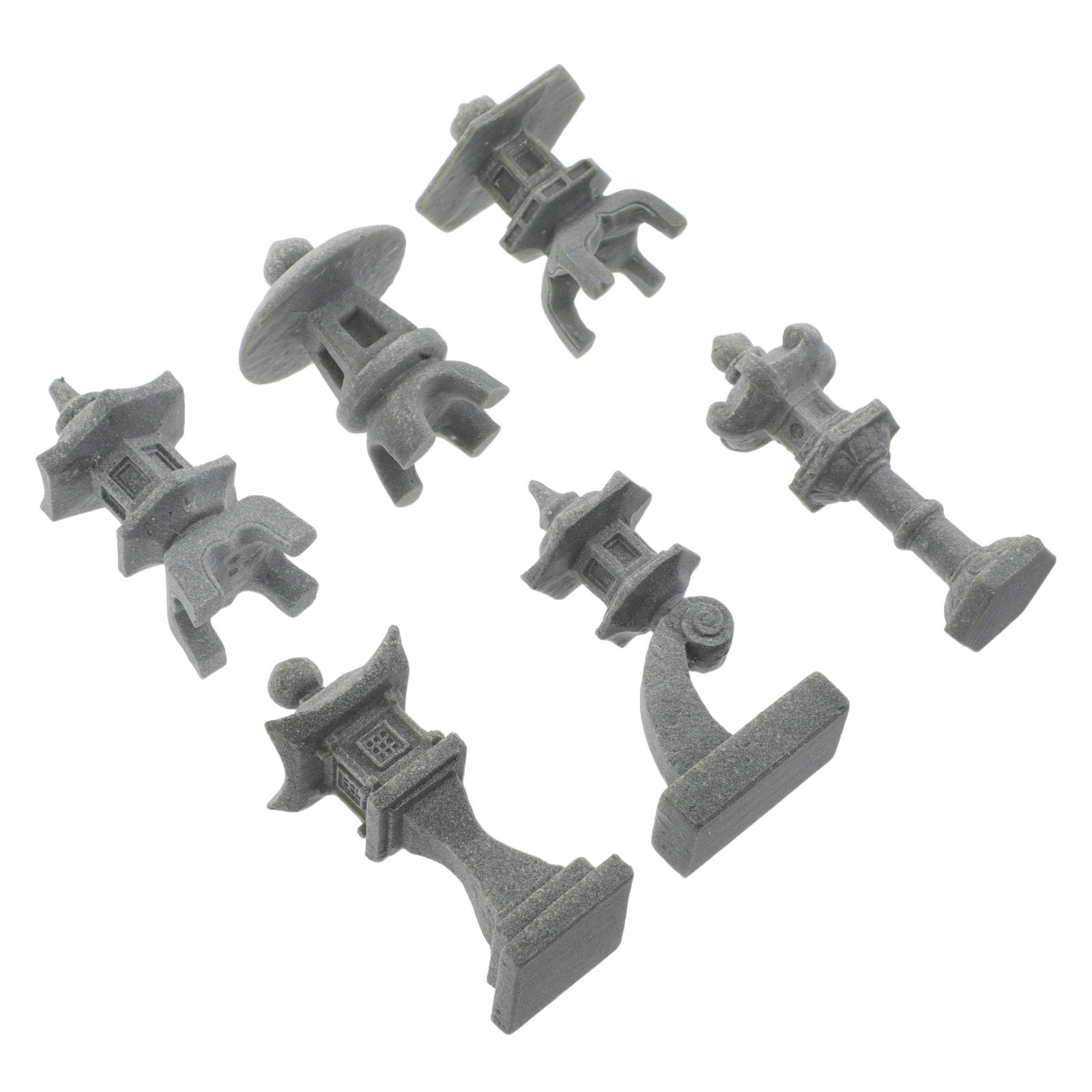 6Pcs Dekorasi Akuarium Ikan Je - Bonsai Zen Garden Set ulasan dan harga