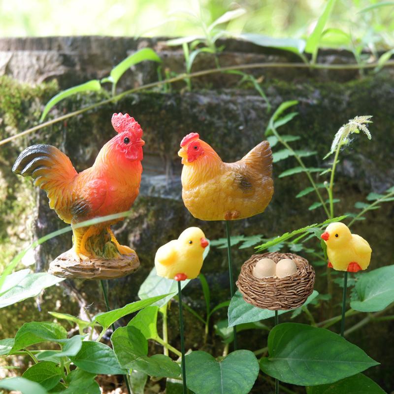 4/5PCS Set Figur Mini Keluarga - Bonsai Garden Desk ulasan dan harga