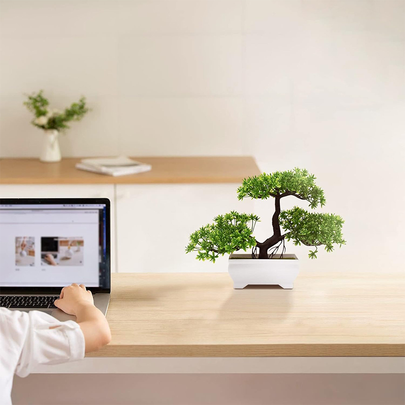 Tanaman Palsu Bionik Plastik B - Bonsai Garden Desk ulasan dan harga