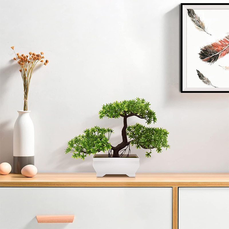 Tanaman Palsu Bionik Plastik B - Bonsai Garden Desk ulasan dan harga