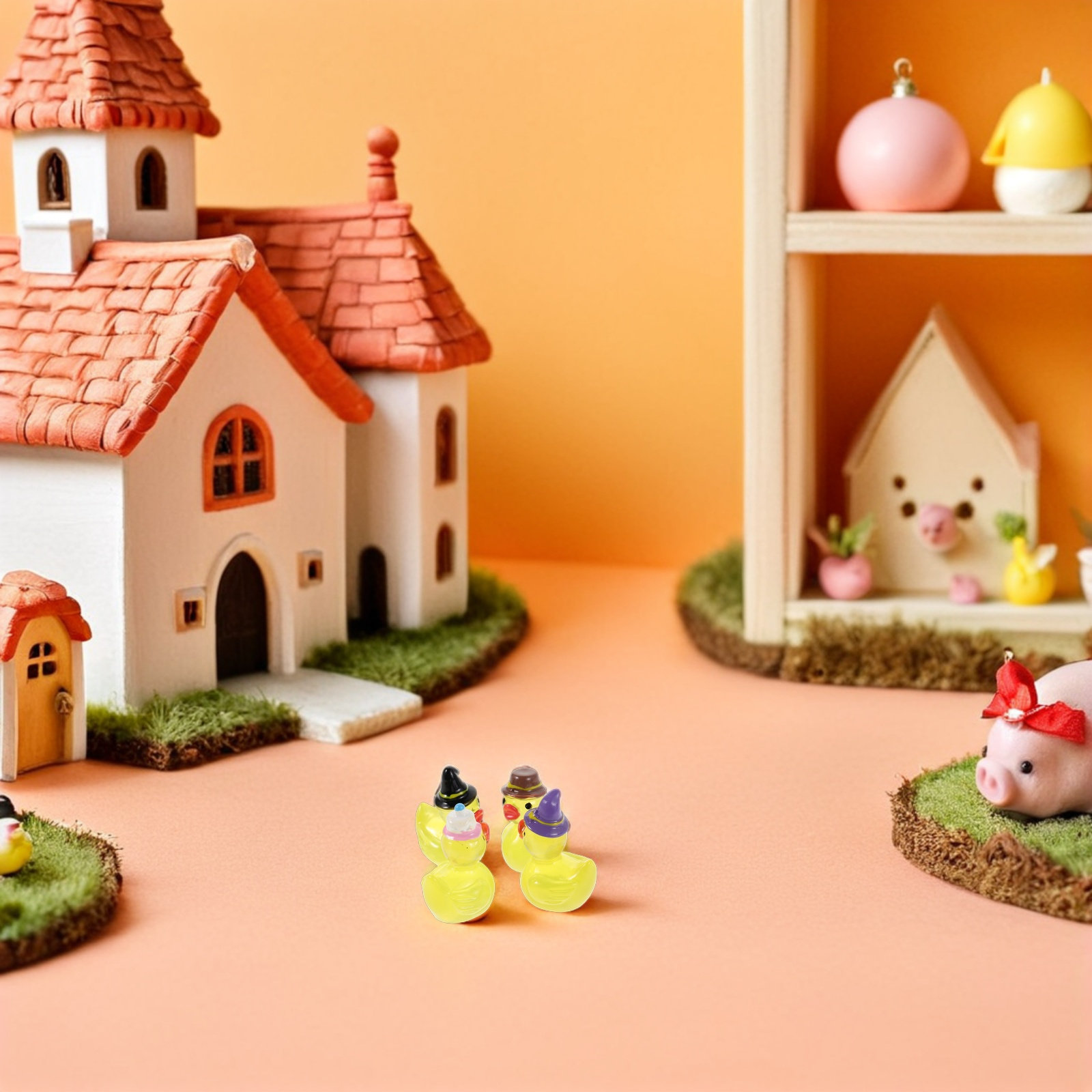 20 Buah Ornamen Resin Kartun B - Bonsai Garden Desk ulasan dan harga