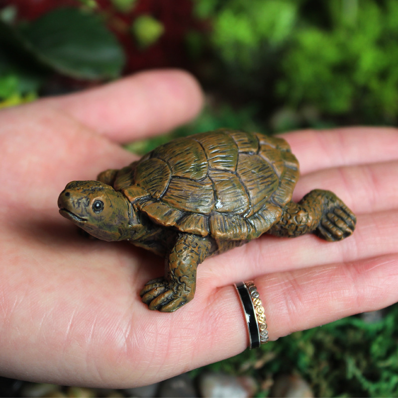 Patung Resin Model Kura-kura K - Bonsai Garden With Pond ulasan dan harga